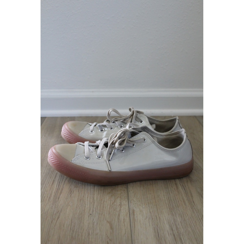 Converse Chuck Taylor All Star Low 'Mouse Washed Coral' Patent 166446C Womens 12 - Picture 3 of 7